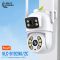 IP PTZ-відеокамера з WiFi 4Mp (2*2Mp) Light Vision VLC-9192WI/2C (Tuya) f=3.6mm+3.6mm, ІЧ+LED-підсвічування, з мікрофоном