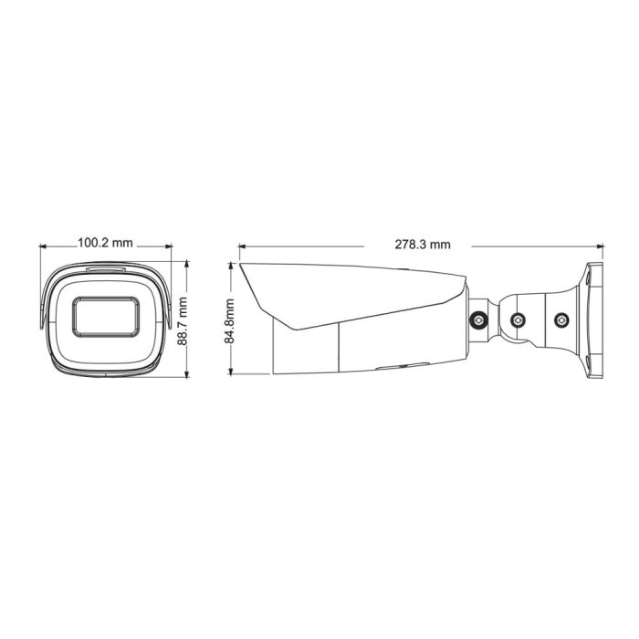 IP-відеокамера 4Mp TVT TD-9443A3BH-A-LR (D/AZ/PE/AR7) f=8-32mm з розпізнаванням номерів