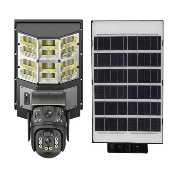 IP PTZ-відеокамера автономна з WiFi, прожектором та сонячною панеллю 3Mp+3Mp Light Vision VLC-1030WIA/2C (Lamp+Solar) f=4mm, на акумуляторних батареях