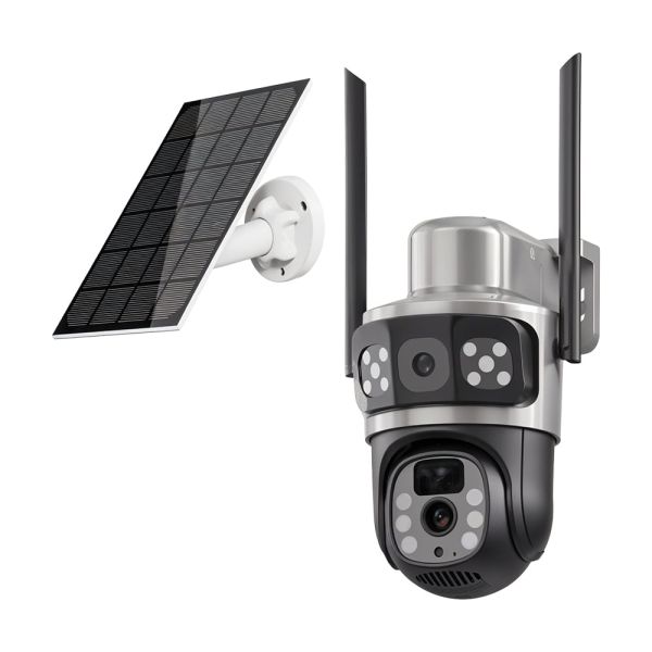 IP PTZ-відеокамера автономна з 4G та сонячною панеллю 3Mp+3Mp Light Vision VLC-9430IG/2C3S (Solar) f=4mm, на акумуляторних батареях