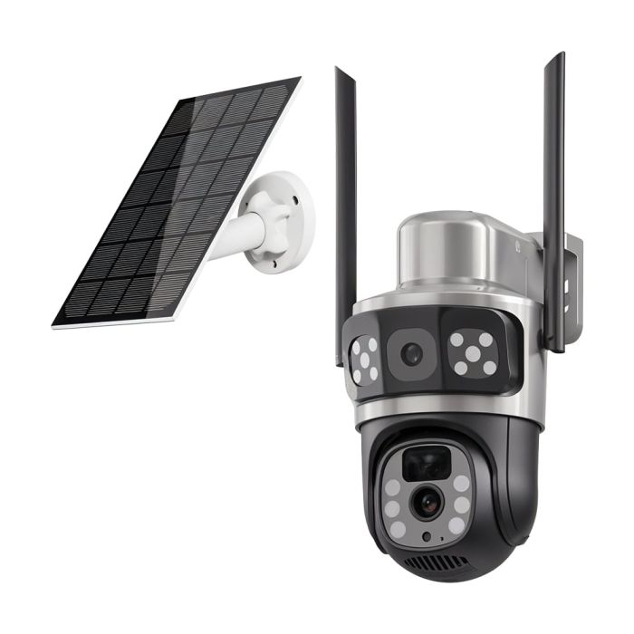 IP PTZ-відеокамера автономна з 4G та сонячною панеллю 3Mp+3Mp Light Vision VLC-9430IG/2C3S (Solar) f=4mm, на акумуляторних батареях