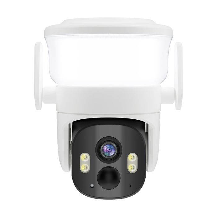 IP PTZ-відеокамера автономна з WiFi, прожектором та сонячною панеллю 3Mp Light Vision VLC-6103WLS White (Lamp+Solar) (CareCam Pro) f=3.6mm, на акумуляторних батареях