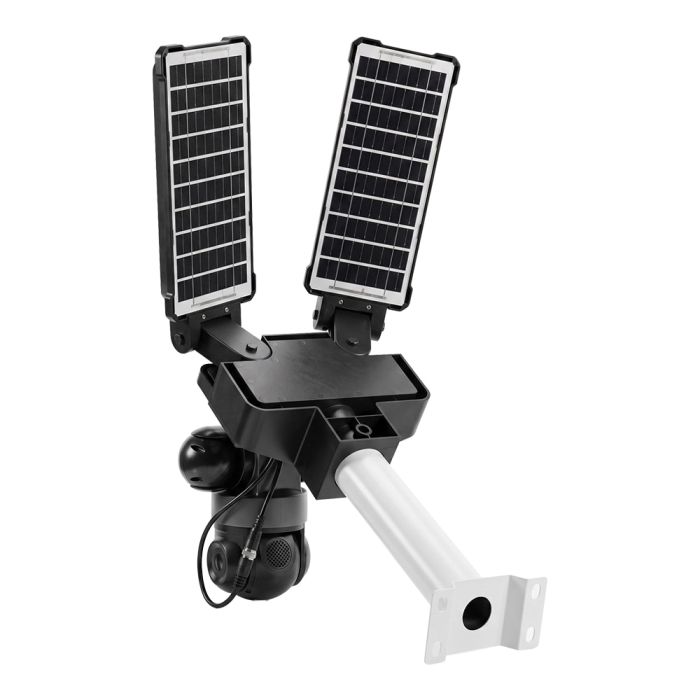IP PTZ-відеокамера автономна з 4G, прожектором та сонячною панеллю 3Mp+3Mp+3Mp Light Vision VLC-1223IGL/3C (Lamp+Solar) f=4mm, на акумуляторних батареях