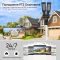 IP PTZ-відеокамера автономна з WiFi, прожектором та сонячною панеллю 3Mp+3Mp+3Mp Light Vision VLC-1223WIL/3C (Lamp+Solar) f=4mm, на акумуляторних батареях