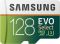 Карта пам'яті microSDXC (UHS-1 U3) Samsung EVO Select 128Gb class 10 (R-100Mb/s, W-60Mb/s) (adapter SD) (MB-ME128HA/EU)