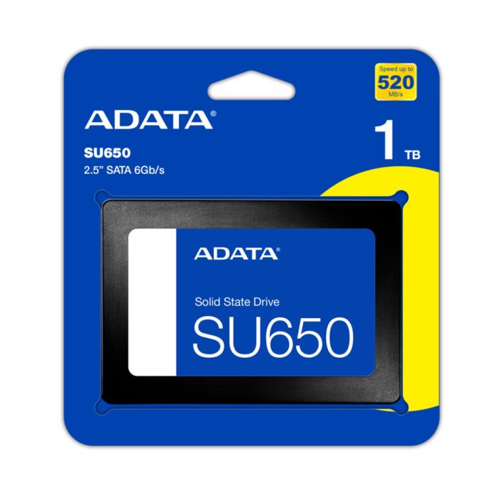 Накопичувач SSD ADATA Ultimate SU650 1TB 2.5" SATA III 3D NAND (ASU650SS-1TT-R)