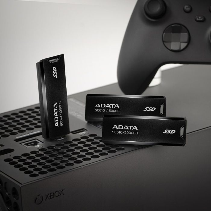 Портативний SSD ADATA SC610 2TB USB 3.2  550/500Mb/s Black (SC610-2000G-CBK/RD)