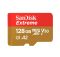 Карта пам'яті microSDXC (UHS-1 U3) SanDisk Extreme For Action Cams and Drones A2 128Gb class 10 V30 (R190MB/s,W90MB/s) (adapter) (SDSQXAA-128G-GN6AA)