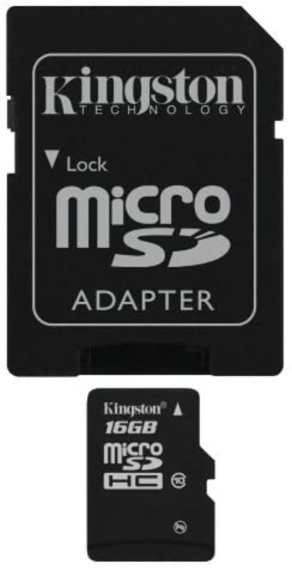 microSDHC (UHS-1) Kingston 16Gb class 10 (adapter SD) (SDC10/16GB)