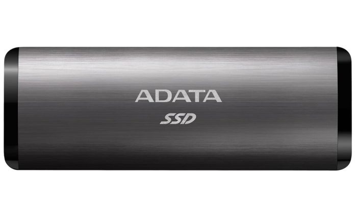 Портативний SSD ADATA SE760 256GB USB 3.2 Gen2 Type-C Black (ASE760-256GU32G2-CBK)