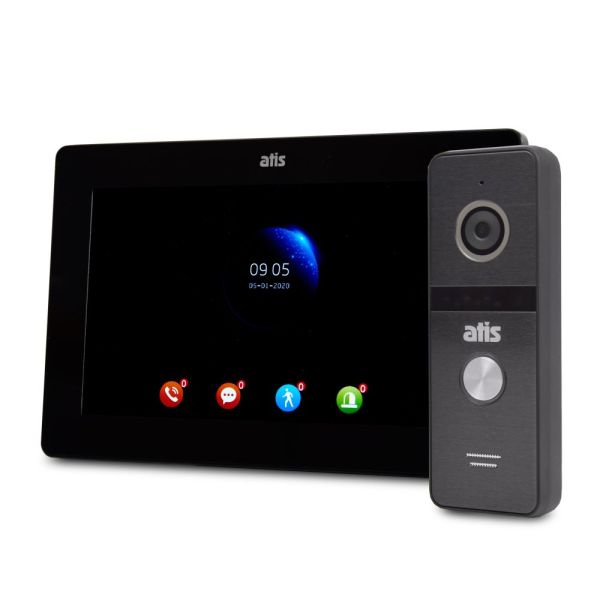 Комплект відеодомофона ATIS AD-770FHD Black + AT-400HD Black