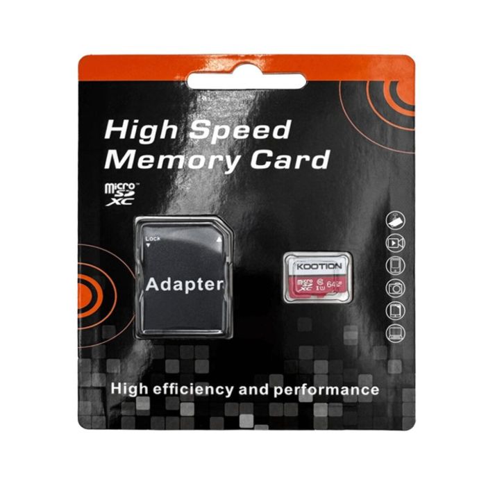 Карта пам'яті microSDXC (UHS-1) Kootion 64Gb class 10 (adapter SD) (TF-64G-U1)