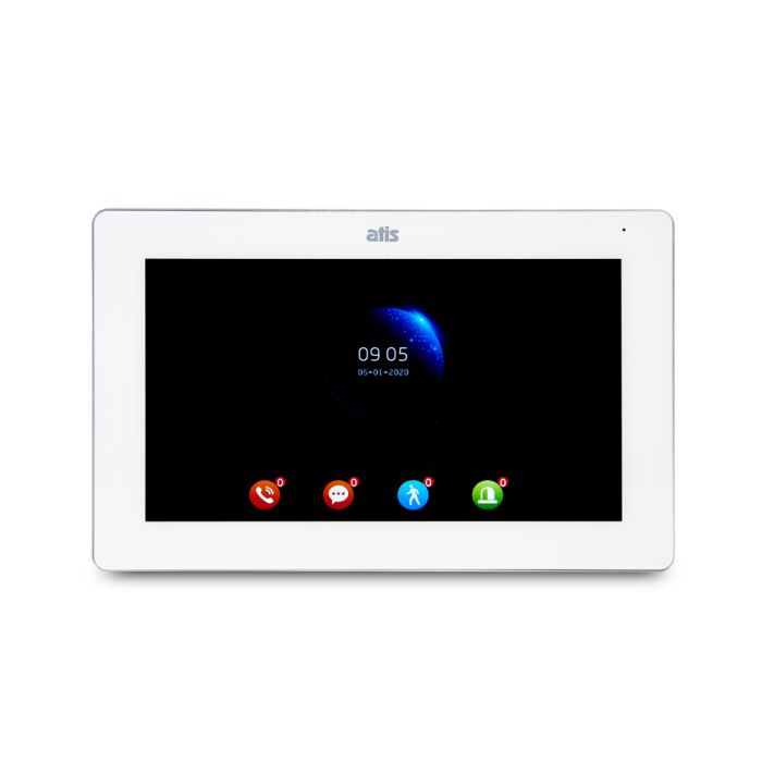 Комплект Wi-Fi відеодомофонa 7" ATIS AD-770FHD/T-White з підтримкою Tuya Smart + AT-400FHD Silver