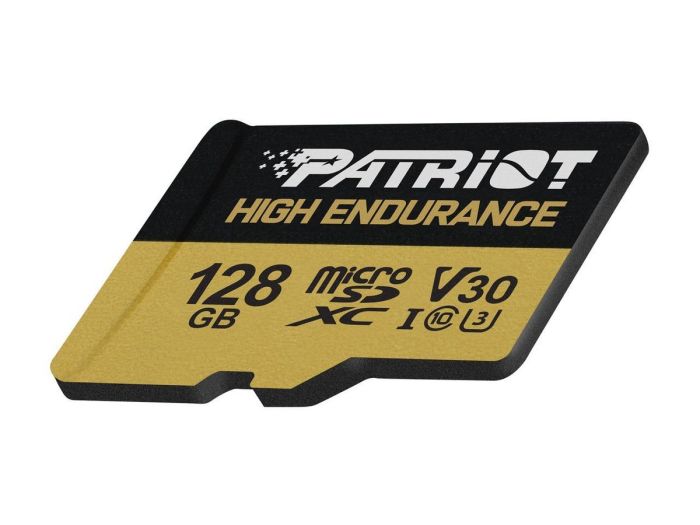 microSDXC (UHS-1 U3) Patriot High Endurance 128Gb class 10 V30 (R-95MB/s) (PEF128GE31MCH)