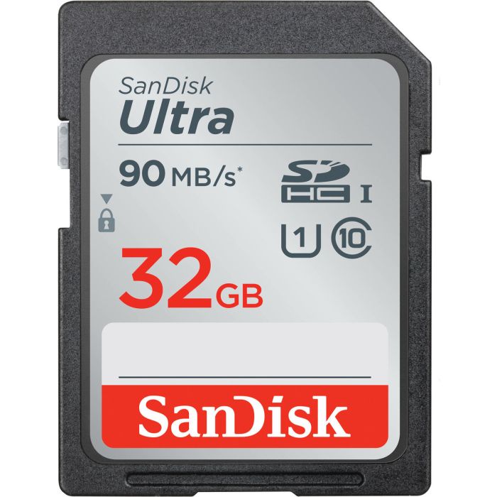 Карта пам'яті SDHC (UHS-1) SanDisk Ultra 32Gb class 10 (90Mb/s) (SDSDUNR-032G-GN6IN)