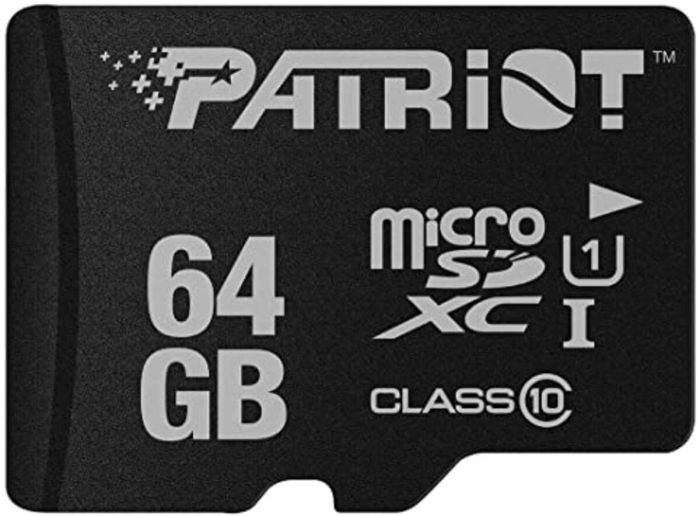 Карта пам'яті microSDXC (UHS-1) Patriot LX Series 64Gb class 10 (PSF64GMDC10)