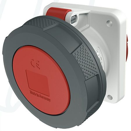 Розетка панельна 63A 5п 6г 400В, IP67, MENNEKES (артикул 1128A)