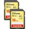 Карта пам'яті SDHC (UHS-1 U3) SanDisk Extreme 2x16Gb class 10 (90Mb/s, 600x) (SDSDXNE-016G-GNCI2)