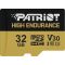 microSDHC (UHS-1 U3) Patriot High Endurance 32Gb class 10 V30 (R-95MB/s) (PEF32GE31MCH)