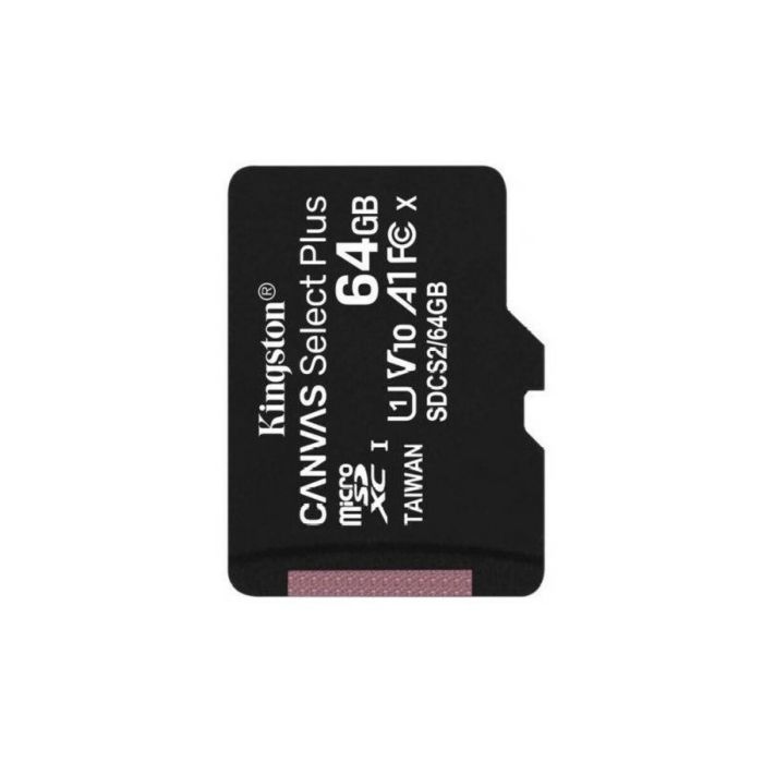 Карта пам'яті microSDXC (UHS-1) Kingston Canvas Select Plus 64Gb class 10 А1 (R-100MB/s) (SDCS2/64GBSP)