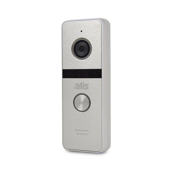 Комплект відеодомофона ATIS AD-1070FHD/T Black з підтримкою Tuya Smart + AT-400FHD Silver