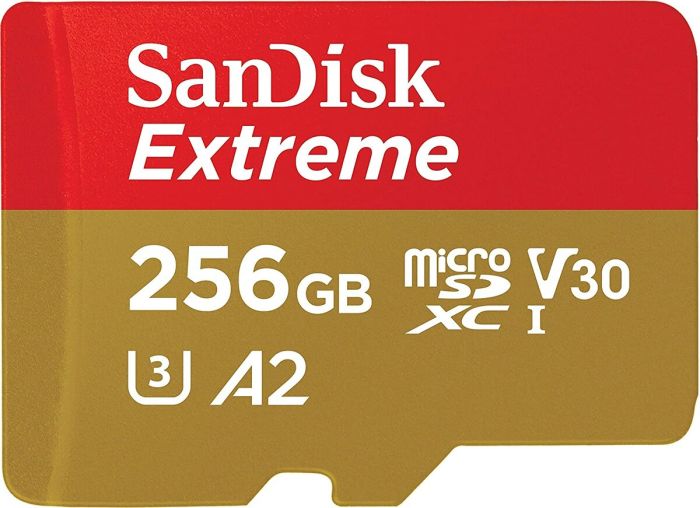 Карта пам'яті microSDXC (UHS-1 U3) SanDisk Extreme For Mobile Gaming 256Gb class 10  A2 V30 (R160MB/s, W90MB/s) (SDSQXA1-256G-GN6GN)