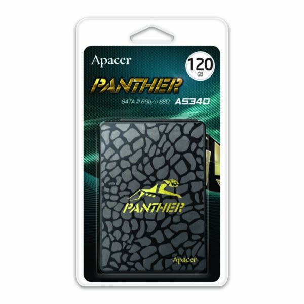 Накопичувач SSD Apacer AS340 120GB 2.5"; 7mm SATAIII Standard (AP120GAS340G-1)