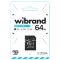 Карта пам'яті microSDXC (UHS-1) Wibrand 64Gb class 10 (adapter SD) (WICDXU1/64GB-A)