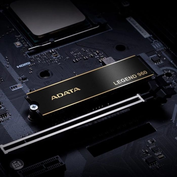 Накопичувач SSD M.2 ADATA LEGEND 960 1TB 2280 PCIe Gen 4x4 3D NAND Read/Write: 7400/6000 MB/sec (ALEG-960-1TCS)