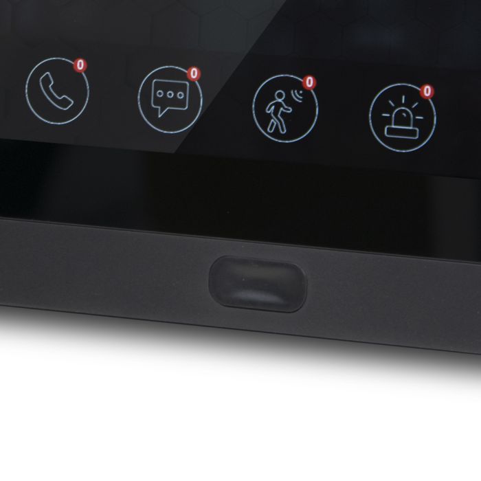 Комплект Wi-Fi відеодомофонa 7" BCOM BD-760FHD/T Black з підтримкою Tuya Smart + BT-400HD-AC Black