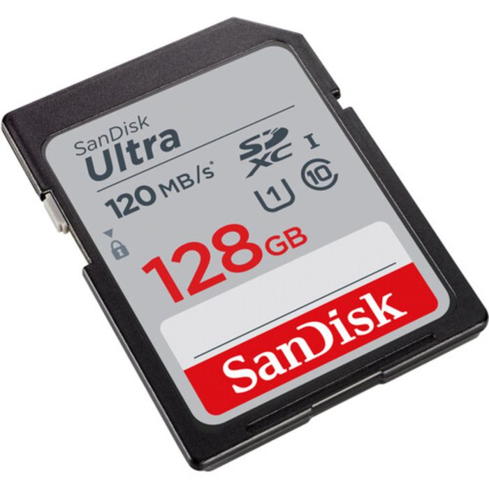 Карта пам'яті SDXC (UHS-1) SanDisk Ultra 128Gb class 10 (120Mb/s) (SDSDUN4-128G-GN6IN)