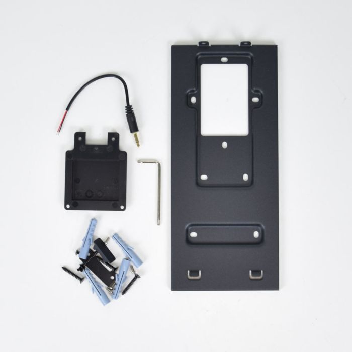 Багатоабонентська IP-виклична панель Bas-IP AV-09KFBI (silver) зі зчитувачем UKEY та розпізнаванням облич для IP-домофонів
