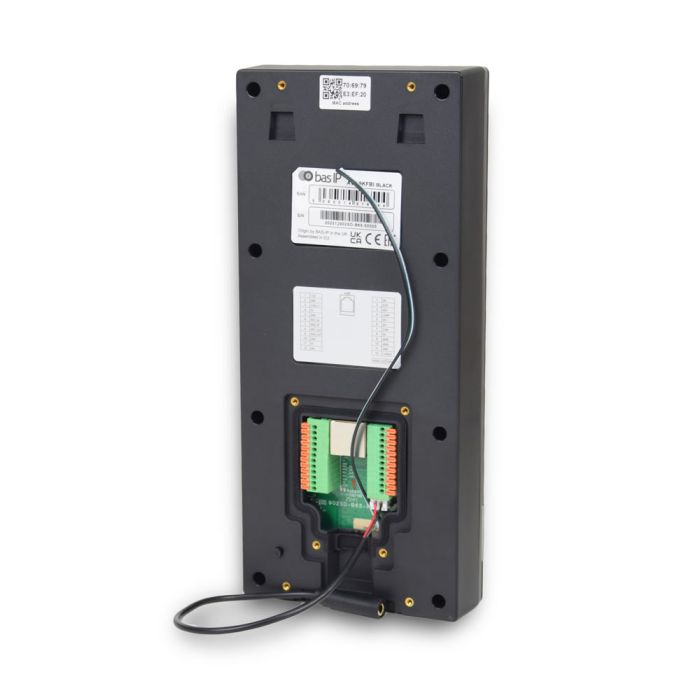 Багатоабонентська IP-виклична панель Bas-IP AV-09KFBI (black) зі зчитувачем UKEY та розпізнаванням облич для IP-домофонів