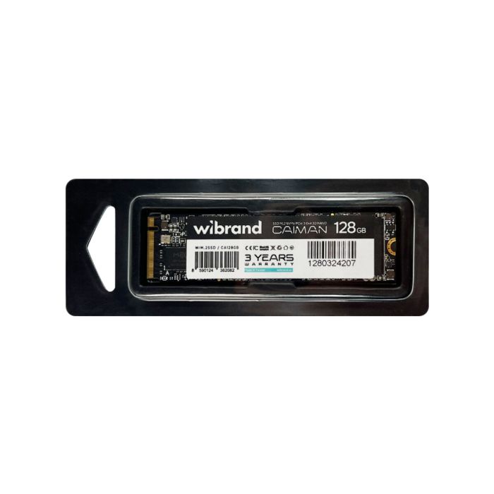 Накопичувач SSD M.2 Wibrand Caiman 128GB NVMe 2280 PCIe 3.0 3D NAND (WIM.2SSD/CA128GB)