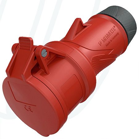 Розетка кабельна PowerTOP Xtra з ErgoCONTACT 16А 5п 6г 400В, IP54