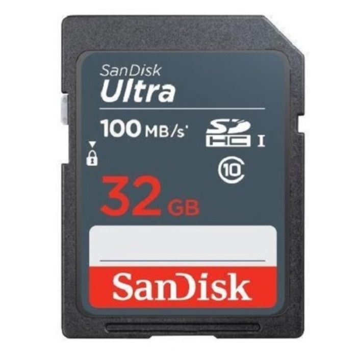Карта пам'яті SDHC (UHS-1) SanDisk Ultra 32Gb class 10 (100Mb/s) (SDSDUNR-032G-GN3IN)
