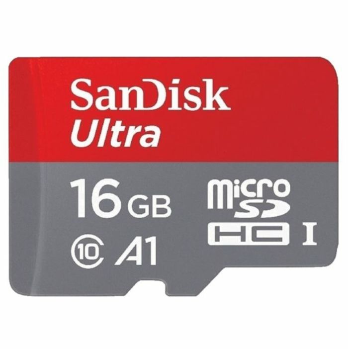 Карта пам'яті microSDHC (UHS-1) SanDisk Ultra 16Gb class 10 A1 (98Mb/s, 653x) (SDSQUAR-016G-GN6MN)