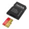 Карта пам'яті microSDXC (UHS-1 U3) SanDisk Extreme For Action Cams and Drones A2 64Gb class 10 V30 (R170MB/s,W80MB/s) (adapter) (SDSQXAH-064G-GN6AA)