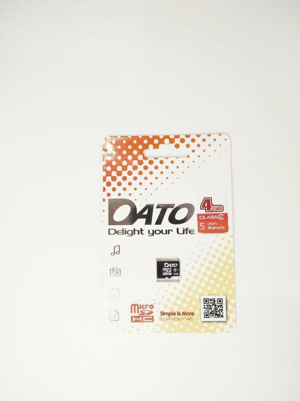 Карта пам'яті microSDHC DATO 4Gb class 6 (DT_CL06/4GB-R)
