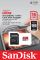 Карта пам'яті microSDHC (UHS-1) SanDisk Ultra 16Gb class 10 A1 (98Mb/s, 653x) (adapter SD) (SDSQUAR-016G-GN6IA)