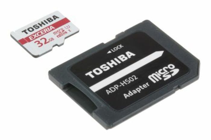 microSDHC (UHS-1 U3) Toshiba Exceria 32Gb class 10 (R90MB/s) (adapter SD) ()