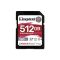 Карта пам'яті SDXC (UHS-II U3) Kingston Canvas React Plus 512Gb class 10 V60 (R280MB/s, W150MB/s) (SDR2V6/512GB)