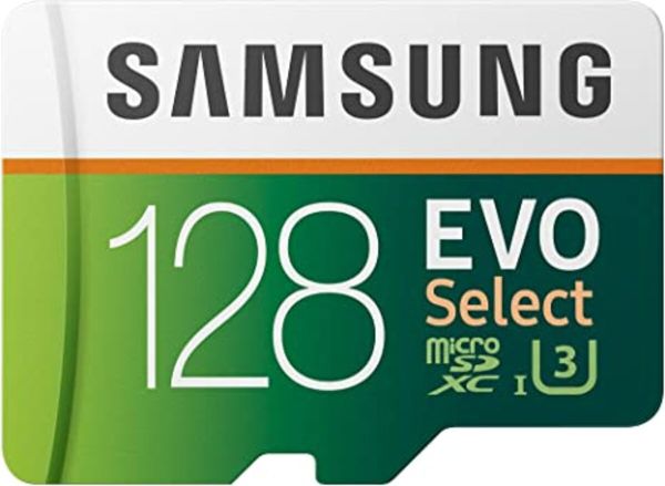 Карта пам'яті microSDXC (UHS-1 U3) Samsung EVO Select 128Gb class 10 (R-100Mb/s, W-60Mb/s) (adapter SD) (MB-ME128HA/EU)