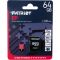 Карта пам'яті microSDXC (UHS-1 U3) Patriot EP Series 64Gb class 10 V30 (R-100MB/s, W-80MB/s) (adapter SD) (PEF64GEP31MCX)