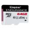 Карта пам'яті microSDXC (UHS-1 U1) Kingston Endurance 64Gb class 10 А1 (R95MB/s, W30MB/s) (SDCE/64GB)