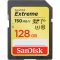 Карта пам'яті SDXC (UHS-1 U3) SanDisk Extreme 128Gb class 10 V30 (150Mb/s) (SDSDXV5-128G-GNCIN)