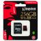 microSDXC (UHS-1 U3) Kingston Canvas React 256Gb class 10 (R100MB/s, W80MB/s) (adapter SD) (SDCR/256GB)