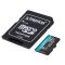 Карта пам'яті microSDXC (UHS-1 U3) Kingston Canvas Go Plus 128Gb class 10 A2 V30 (R170MB/s, W90MB/s) (adapter SD) (SDCG3/128GB)
