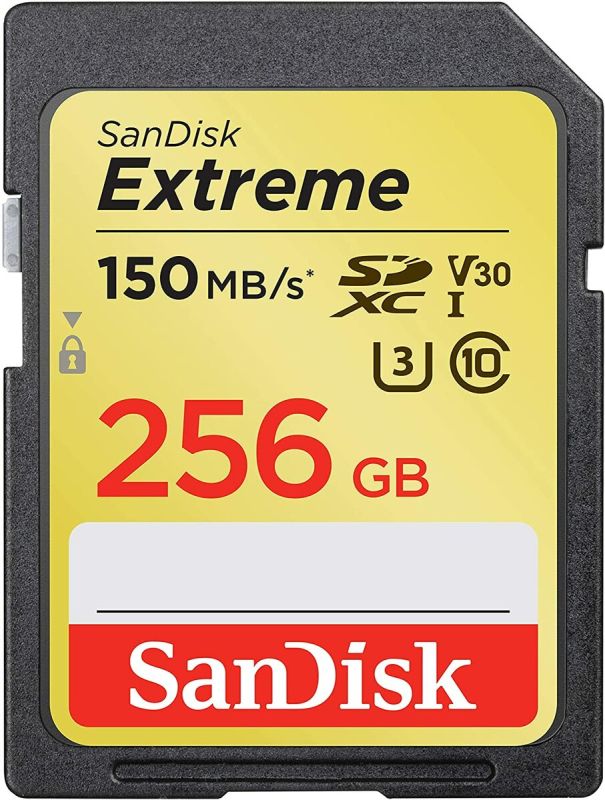 Карта пам'яті SDXC (UHS-1 U3) SanDisk Extreme 256Gb class 10 V30 (150Mb/s) (SDSDXV5-256G-GNCIN)