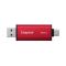Портативний SSD Kingston Dual USB-A/C 512GB Dual Portable 1050MB/s USB 3.2 Gen 2 Red/Black (SPSD/512GB)